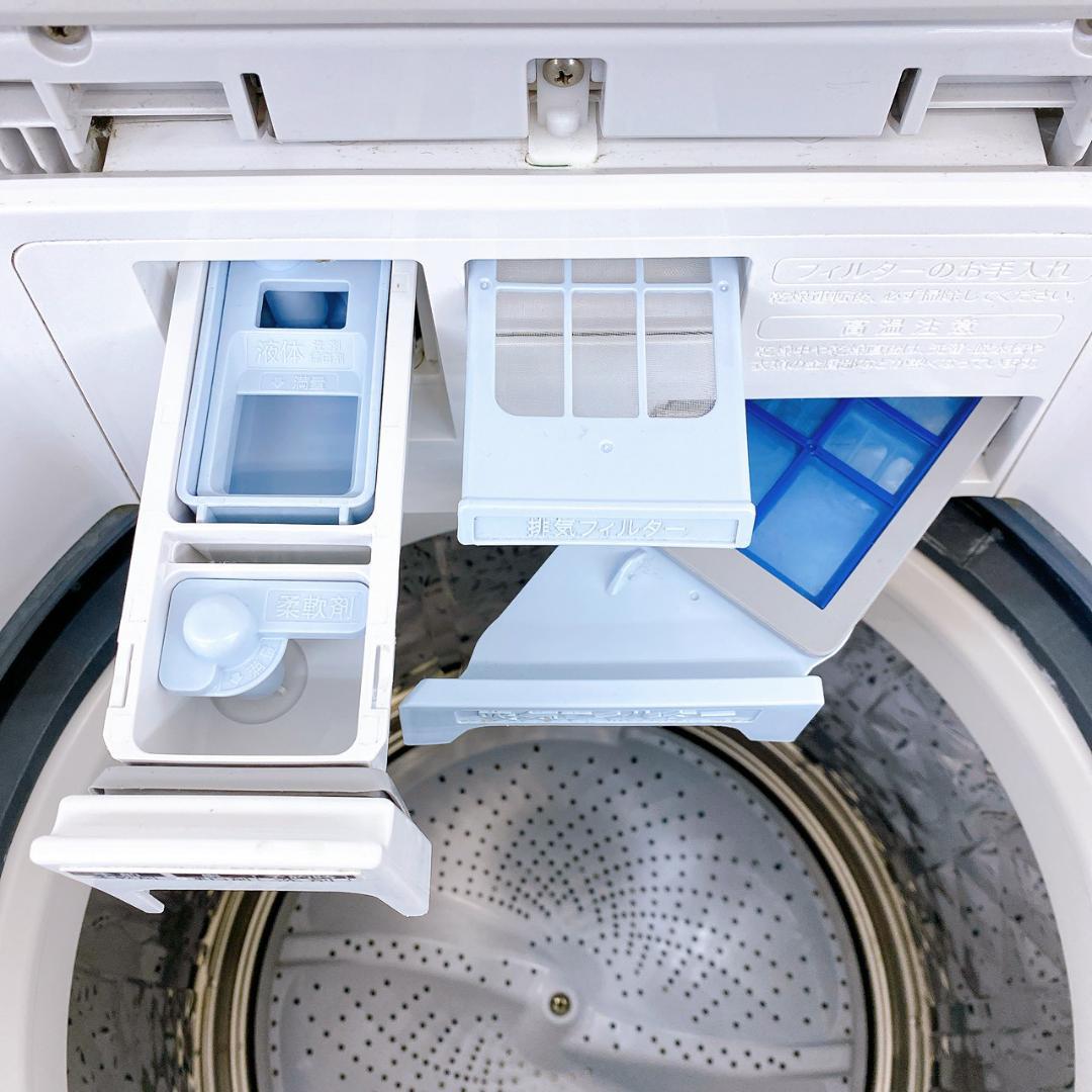 SHARP 電気洗濯乾燥機 ES-TX8E-W 洗濯8kg／乾燥4.5kg