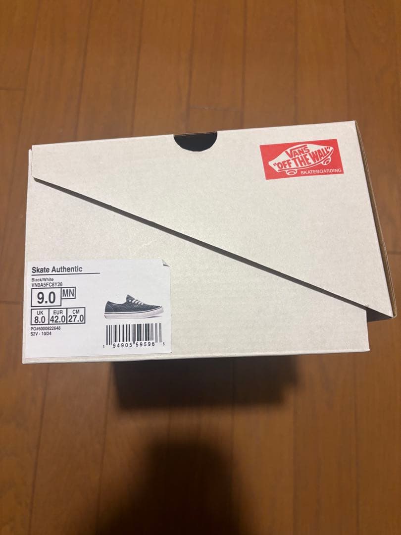 (新品) Vans Skate Authentic US 9 / 27cm