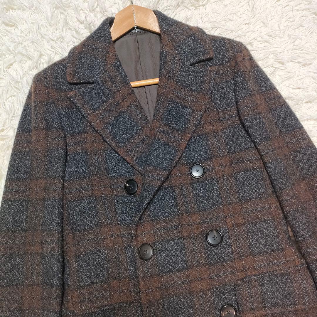 【希少サイズXS】 エディフィス ロロピアーナ　高級　ダブルチェスターコート