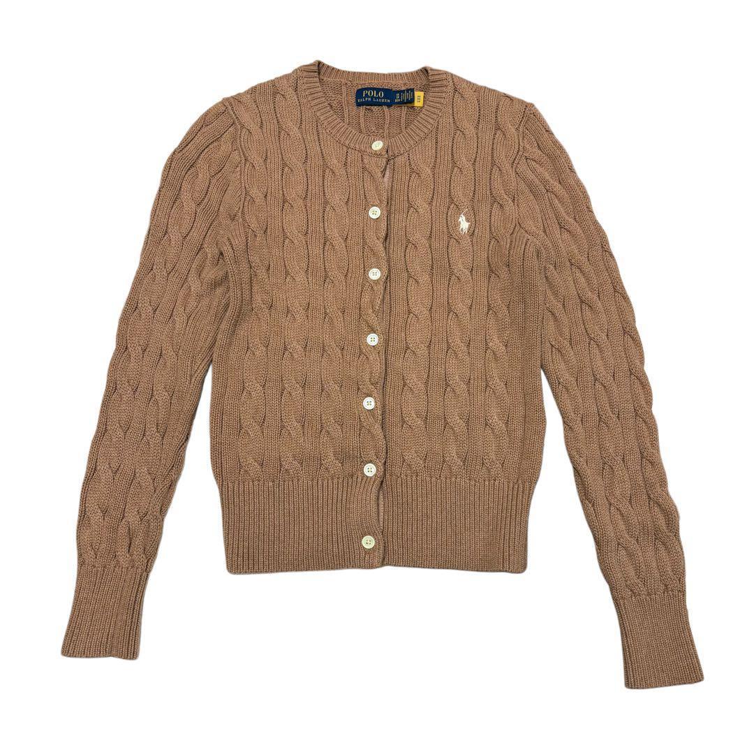 ✨極美品✨POLO RALPH LAUREN 太ケーブルコットンカーディガンQR