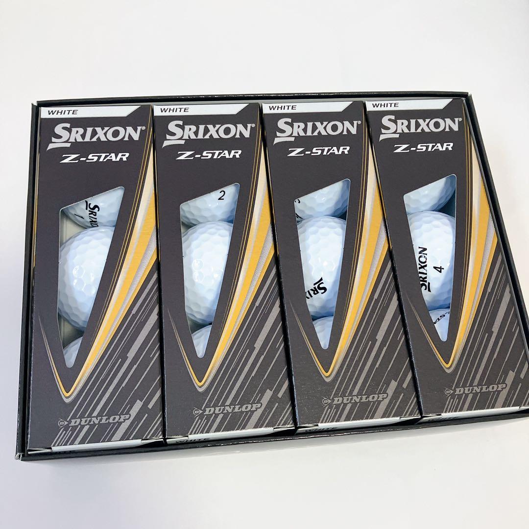 新品 Srixon スリクソン Z-STAR ゴルフボール 2ダース ホワイト