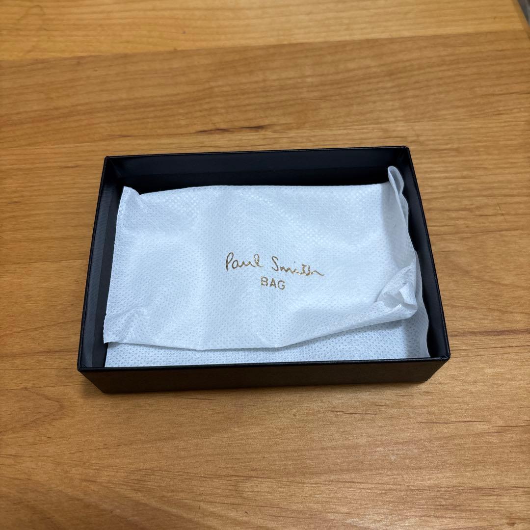 カラーステッチ エンボスロゴ ベルト ポールスミス