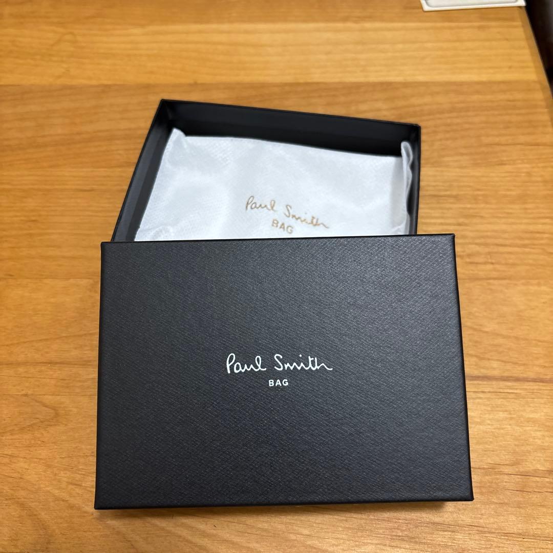 カラーステッチ エンボスロゴ ベルト ポールスミス