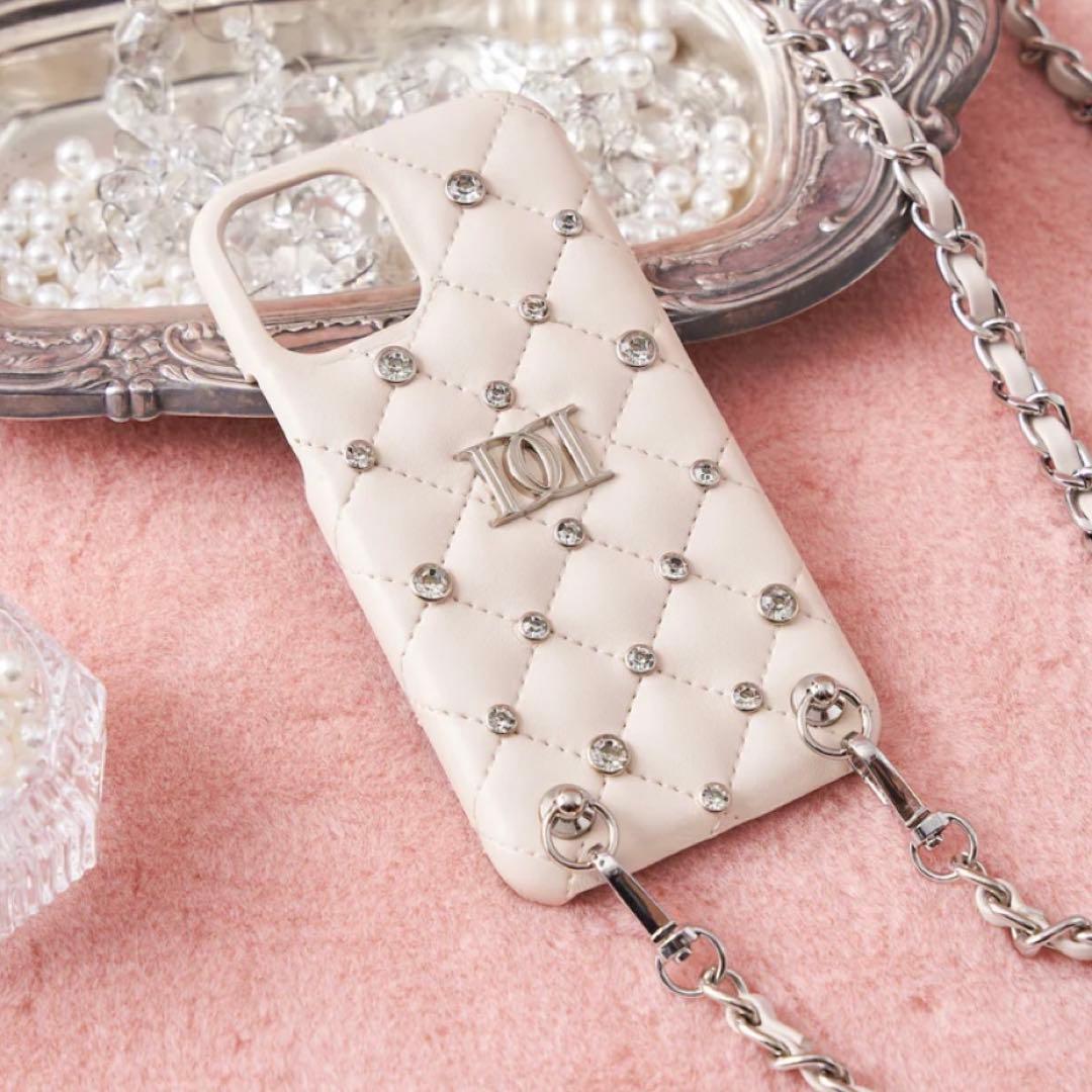 Darich キルティングビジューiPhoneケース IVO