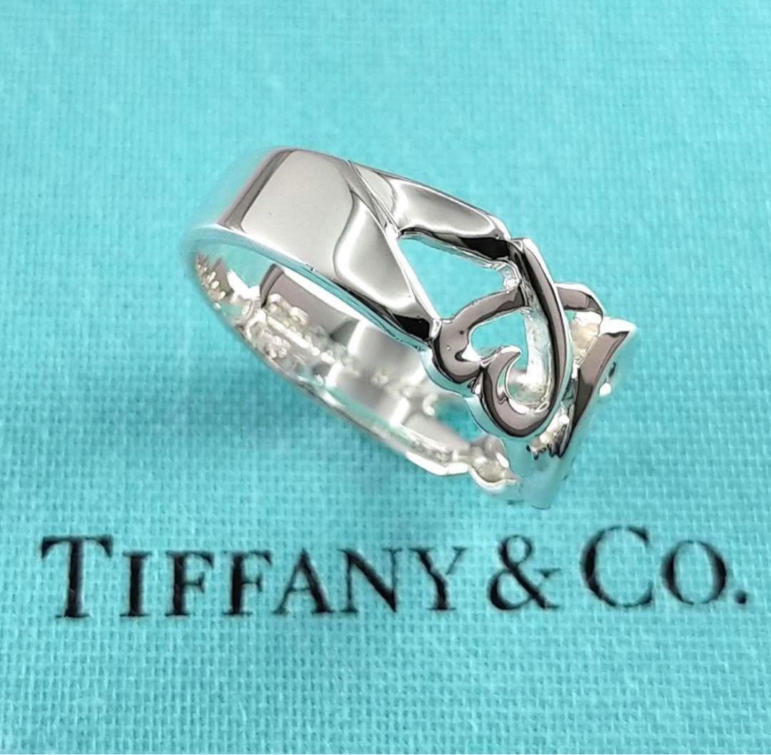 た*き様 【ティファニー】【正規品】ラビングハート　トリプル　リング　１７号　2