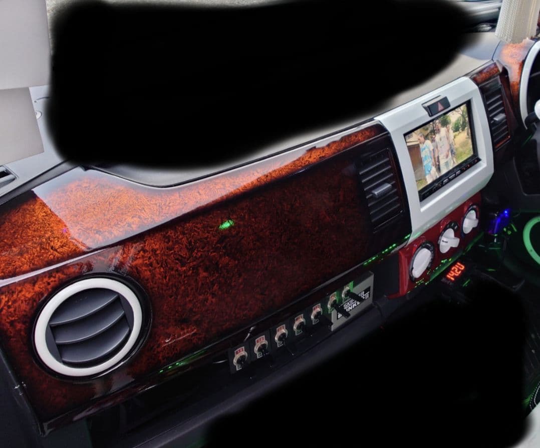 MH21 22ワゴンR　運転席　助手席　パネル　ワンオフ　ラップ塗装