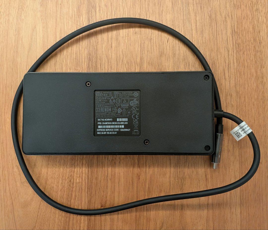 Dell Thunderboltドック- WD22TB4 (マウントキット付き)