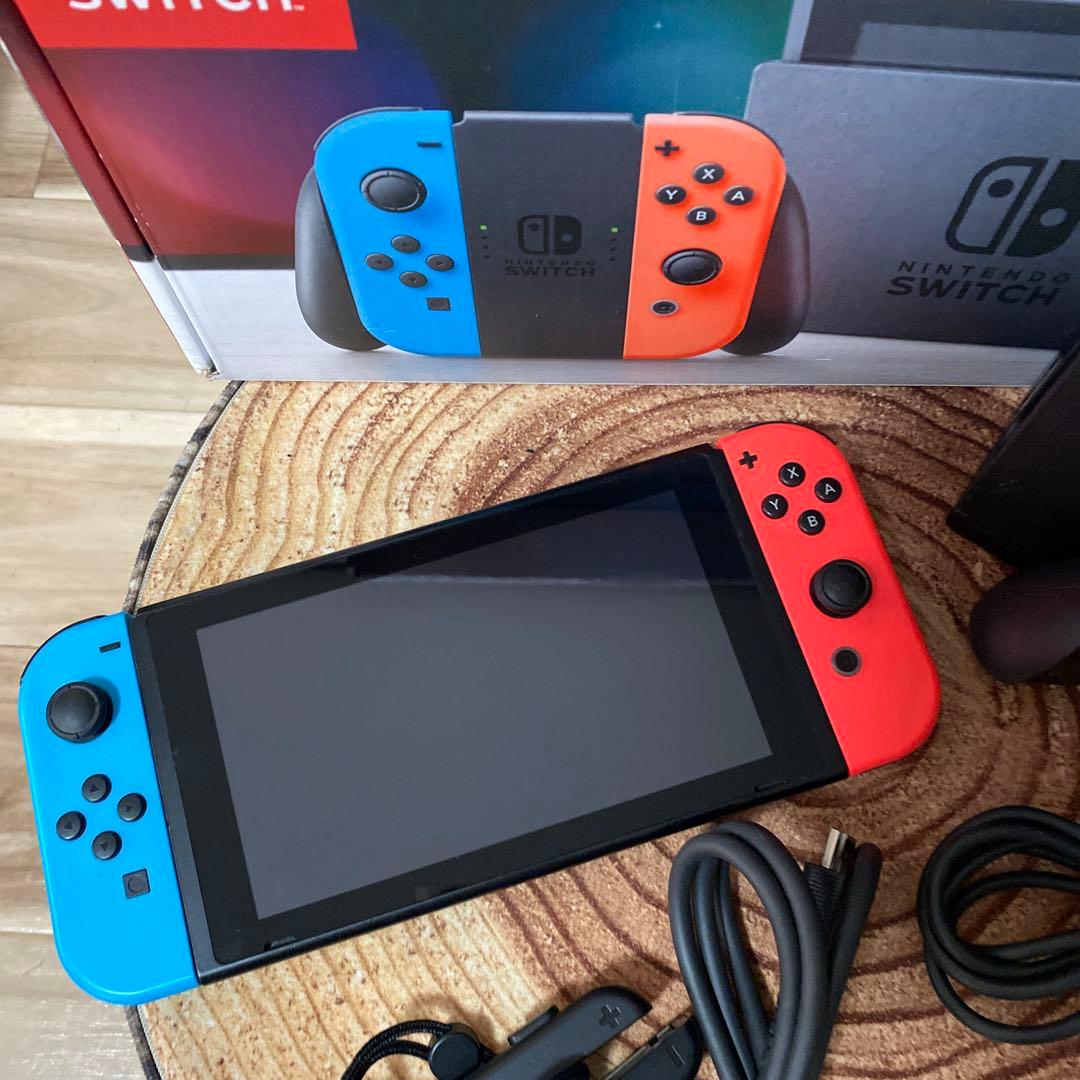 Nintendo Switch ニンテンドースイッチ本体　ネオン ⑤