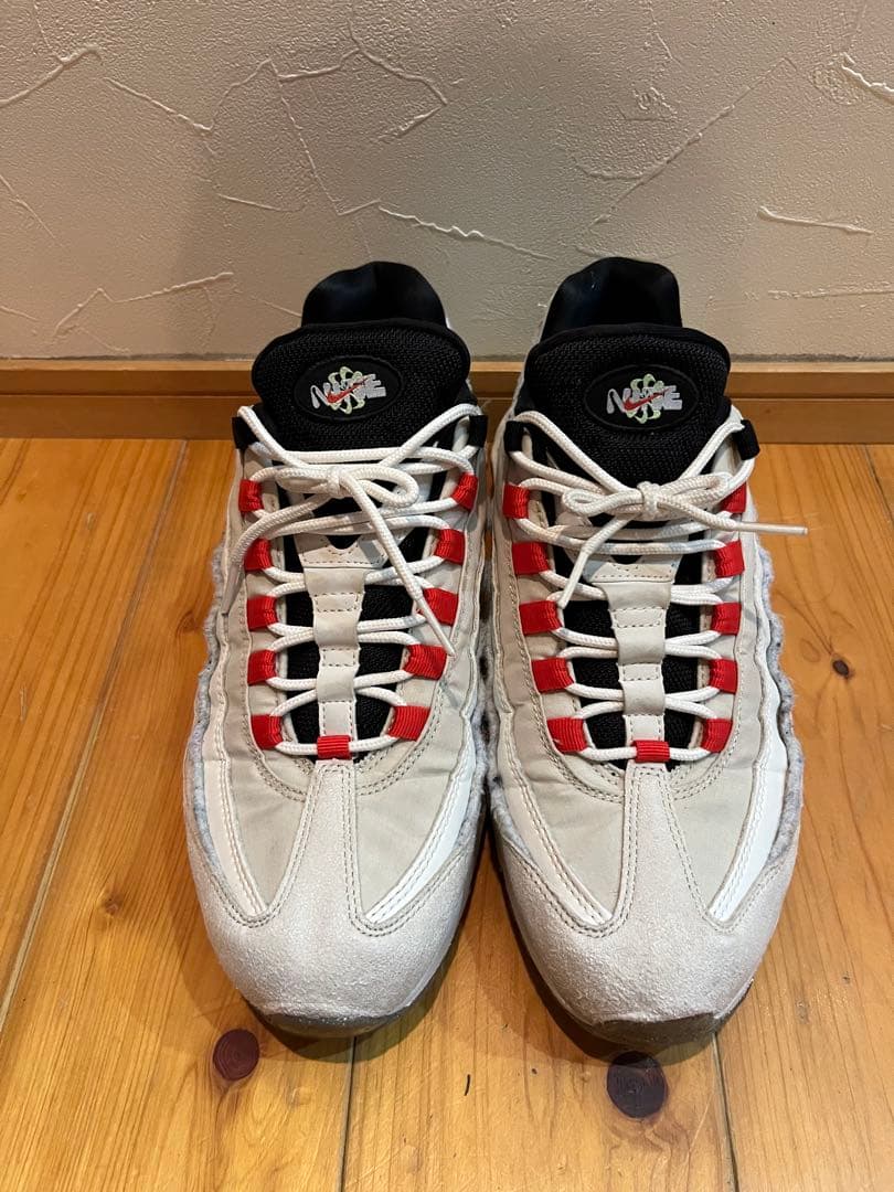 Nike Air Max 95 ホワイト/レッド　28㎝