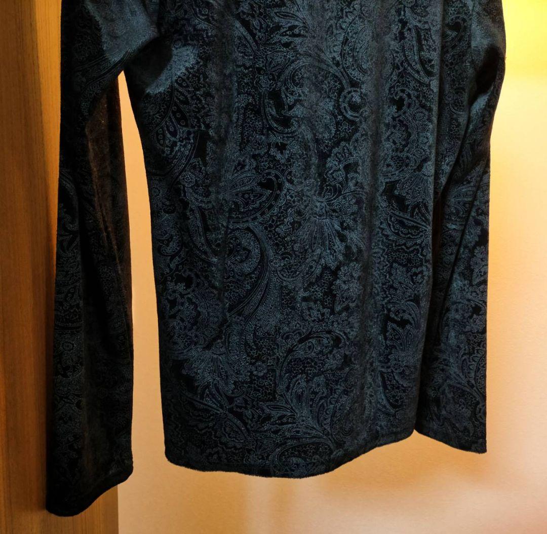 【美品￥25000】シェラック ジャガード 総柄 シャツ カットソー 5351