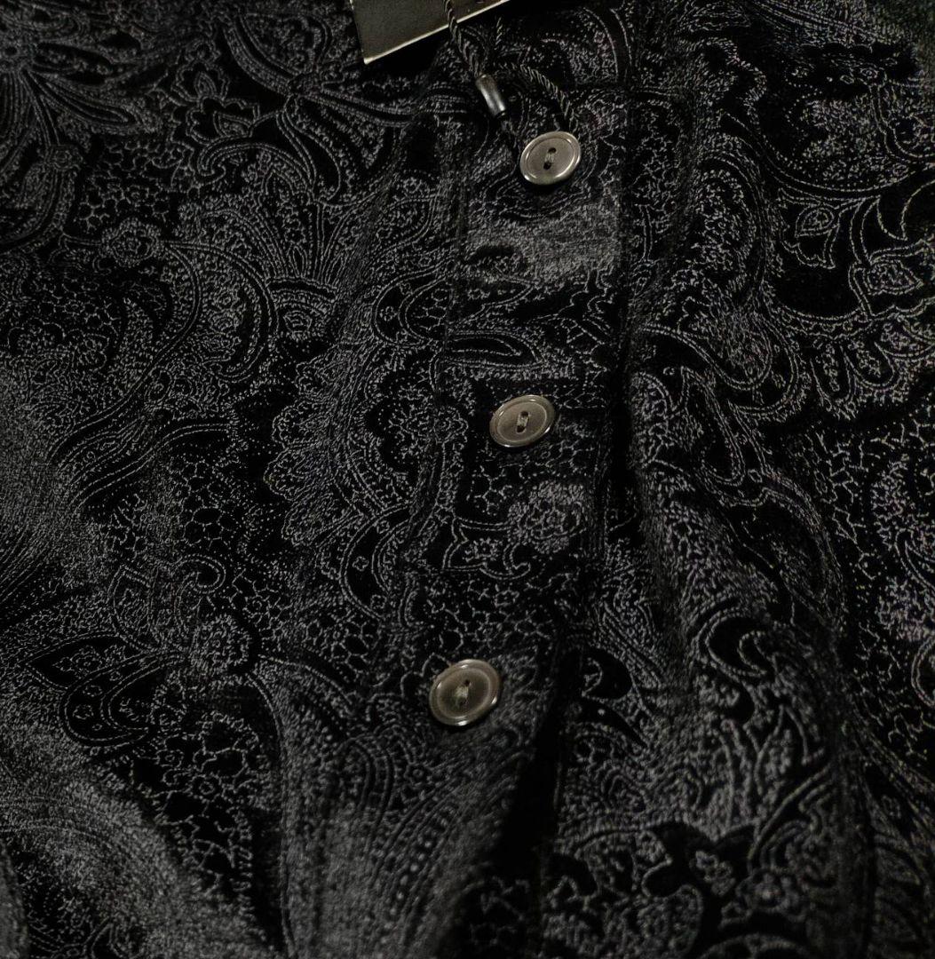 【美品￥25000】シェラック ジャガード 総柄 シャツ カットソー 5351