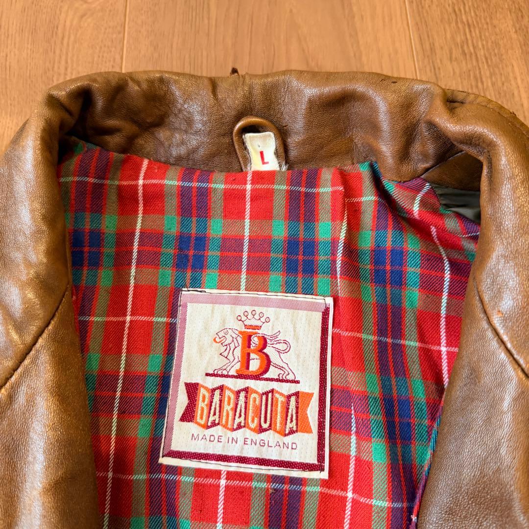 雰囲気◎ 80s バラクータ G-9 レザージャケット イングランド製