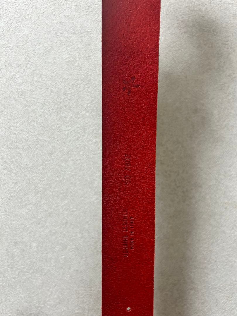 ダニエラグレジス　DANIELA GREGIS レザーベルト　赤