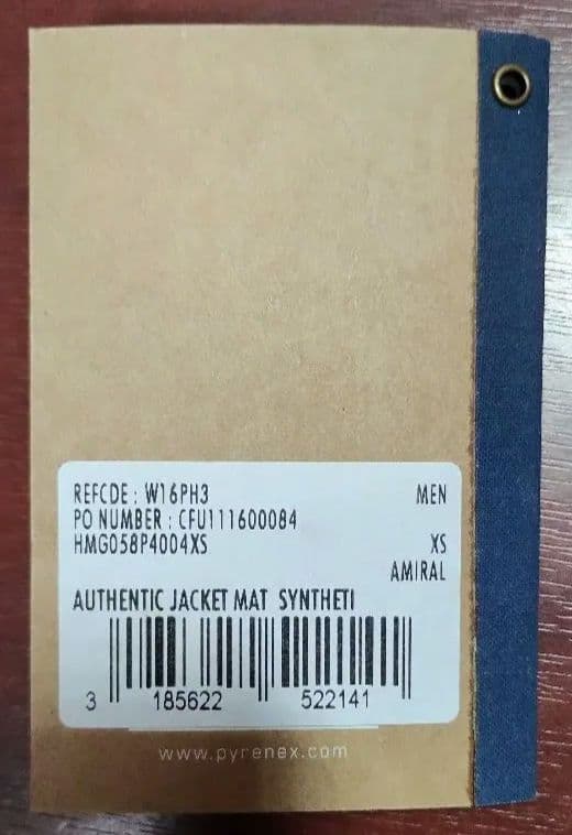 ☆最強防寒☆PYRENEX☆AUTHENTIC JACKET MAT☆XS ☆