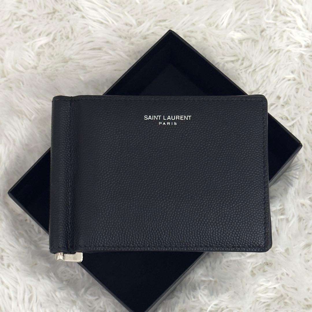 極美品✨Saint Laurent サンローラン 財布 マネークリップ