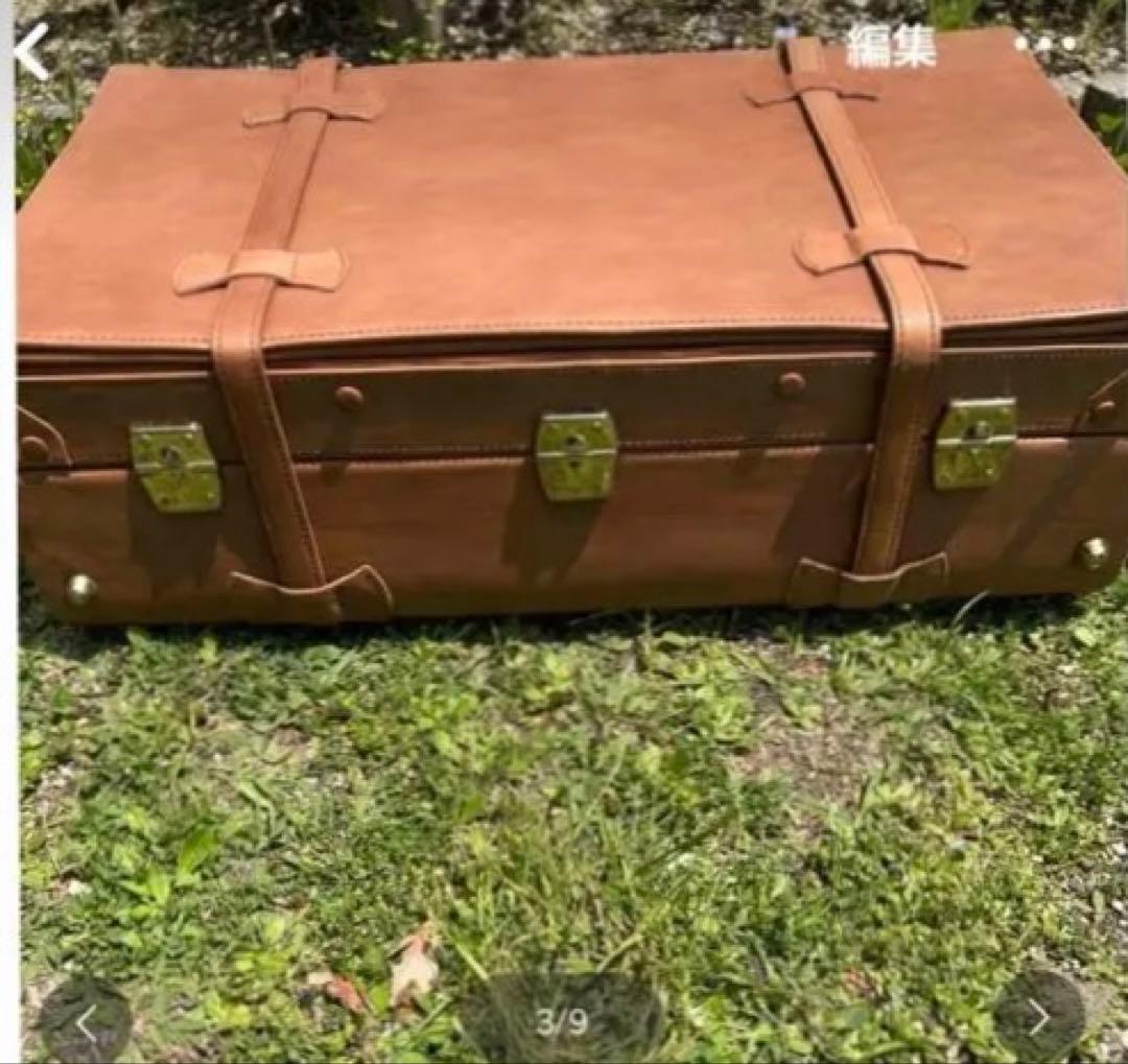 希少 初代小泉トランク 午後の紅茶未使用品 本革