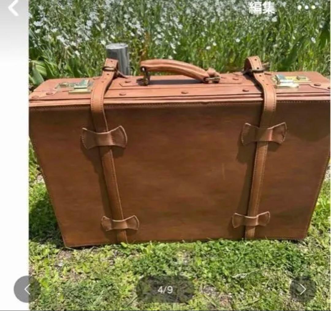 希少 初代小泉トランク 午後の紅茶未使用品 本革