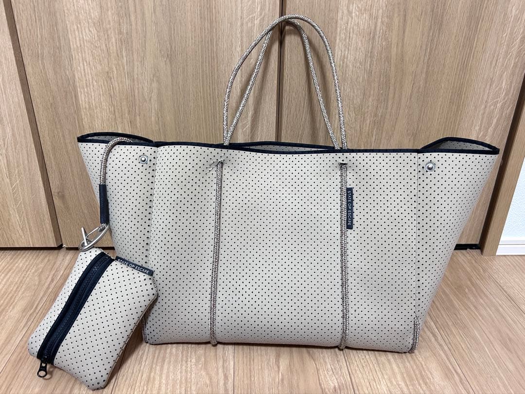 State of Escape トート マザーズバッグ ストーン