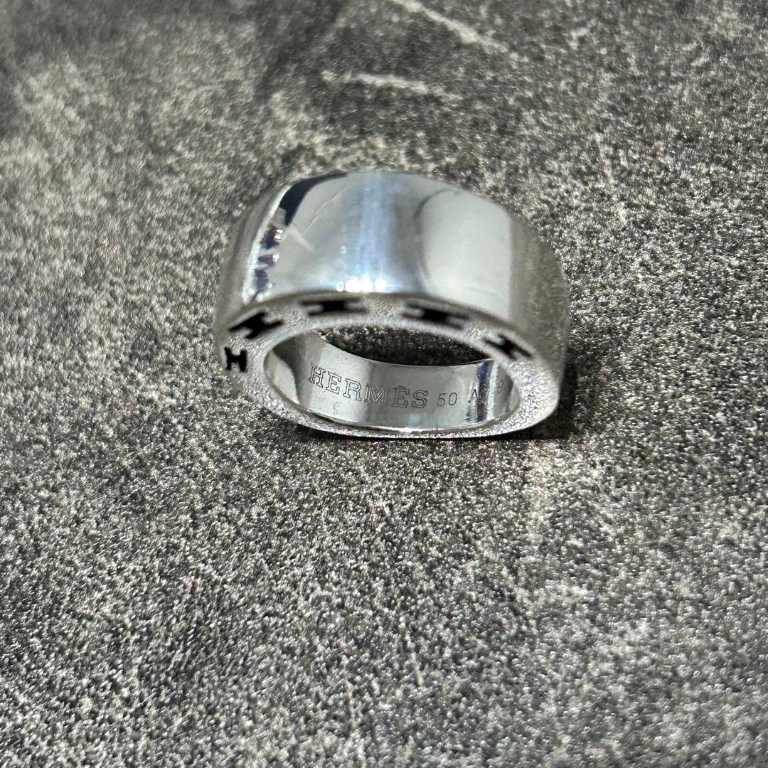 HERMES エルメス クラルテ リング サイズ50 10号 Ag925