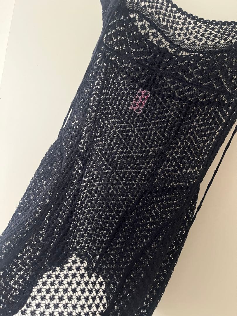 FETICO LACE KNIT SLIP DRESS（レースキャミソール）