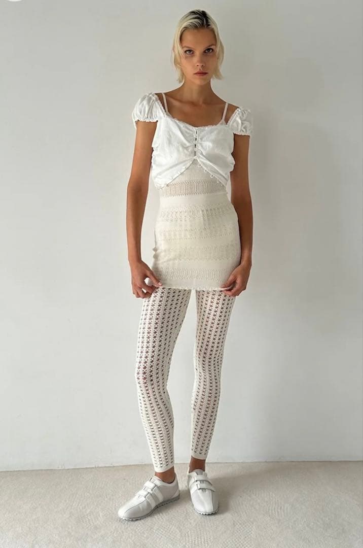 FETICO LACE KNIT SLIP DRESS（レースキャミソール）