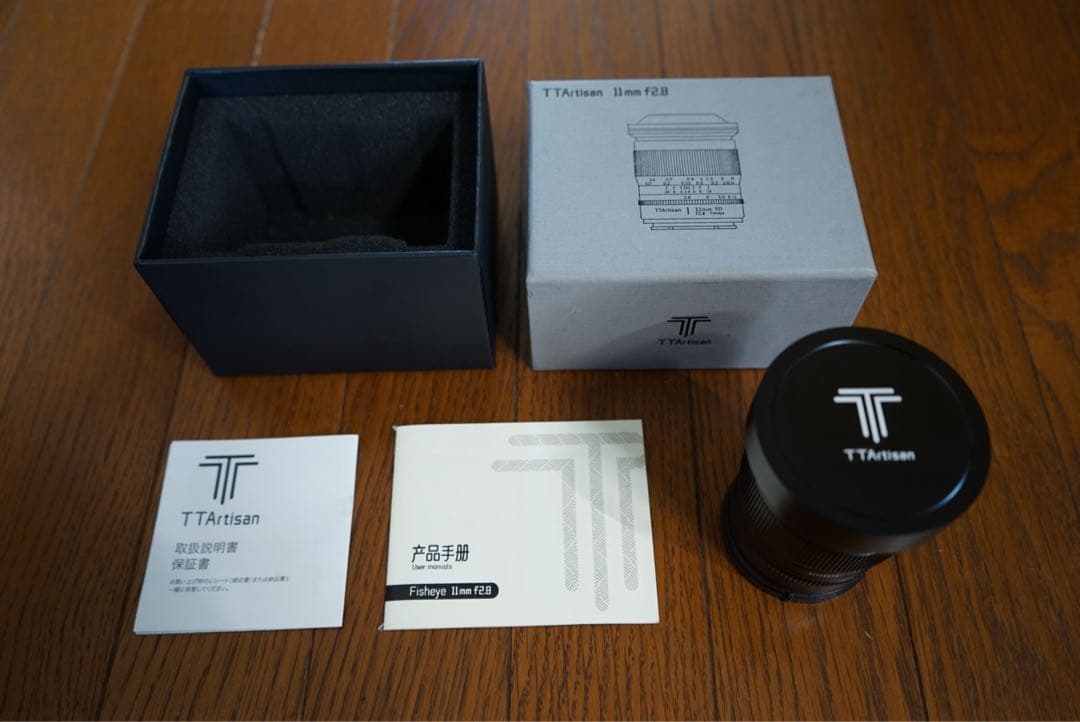 TTArtisan 11mmF2.8FisheyeソニーEマウント元箱・説明書付