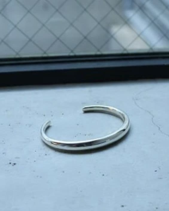 r*9様 OX JEWELRY Silver Curve Bangle