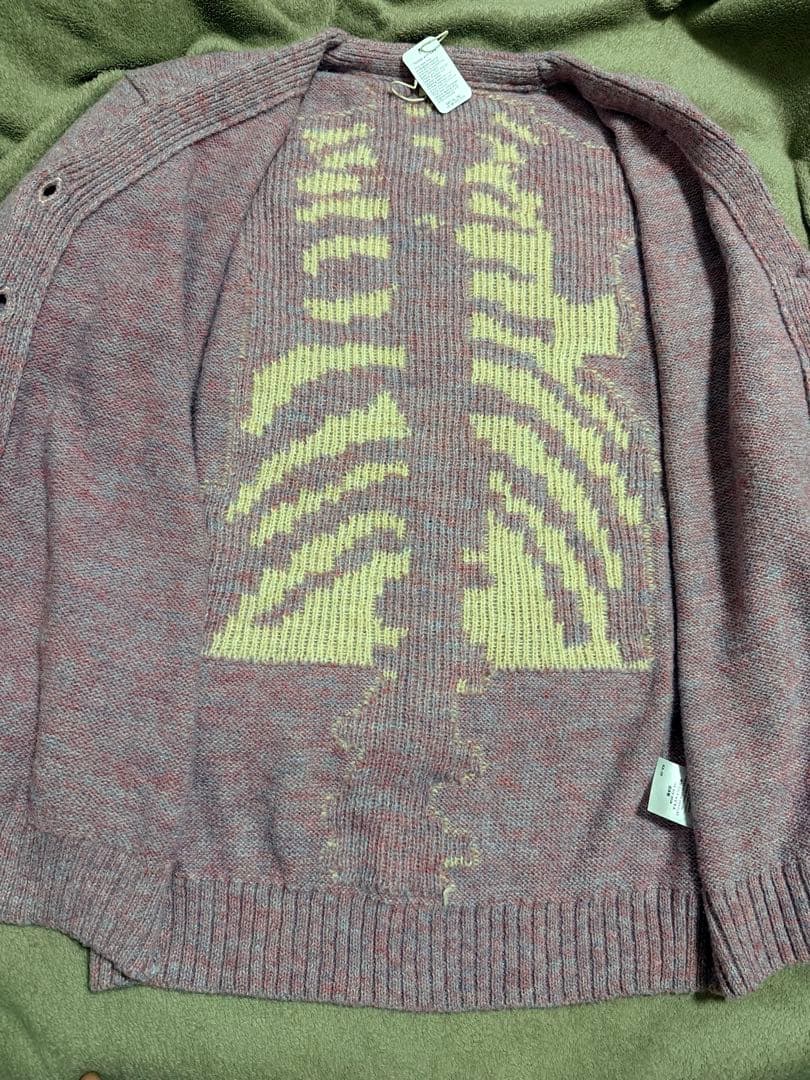 未使用 セーター カーディガン 骨格 スカル 日本スカジャン unisex 美品