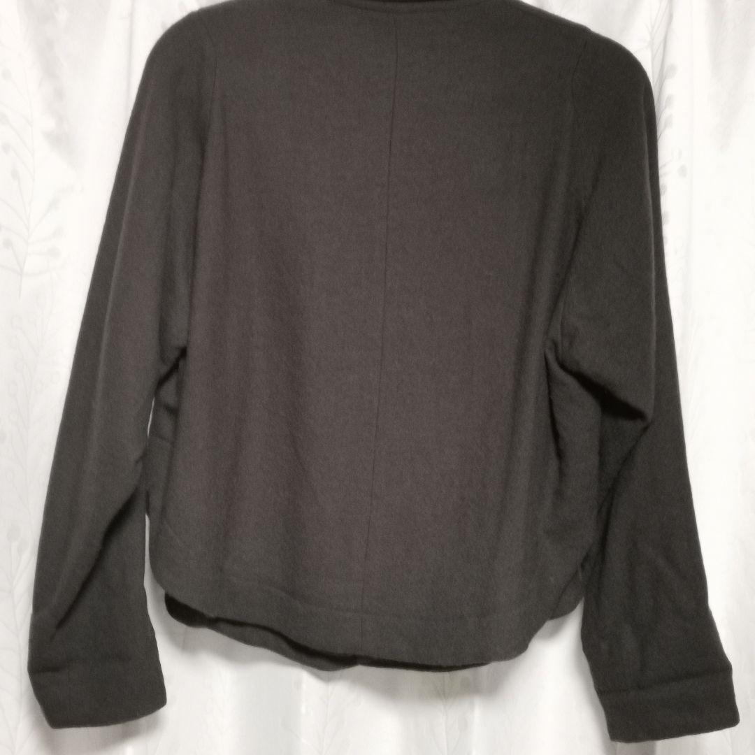 【きみさん】ヨーガンレール　ウールショートジャケット ブラウン M