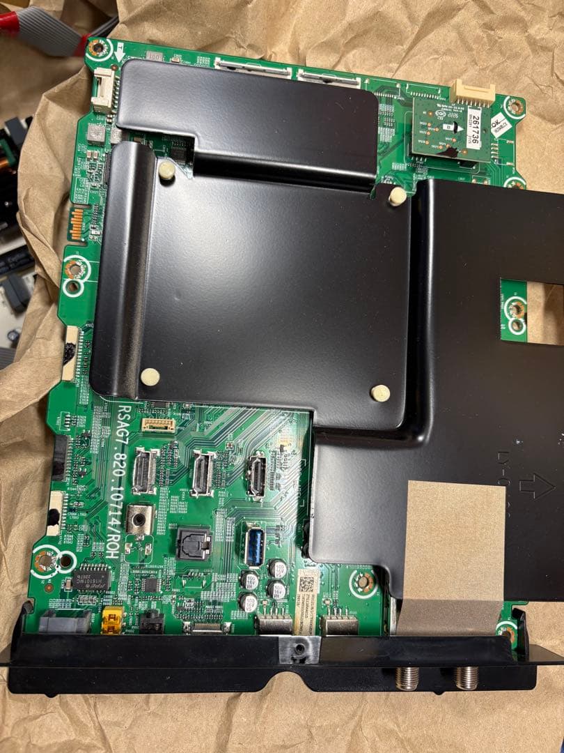 東芝　REGZA 65Z570K 基板やケーブル類　テレビ　レグザ