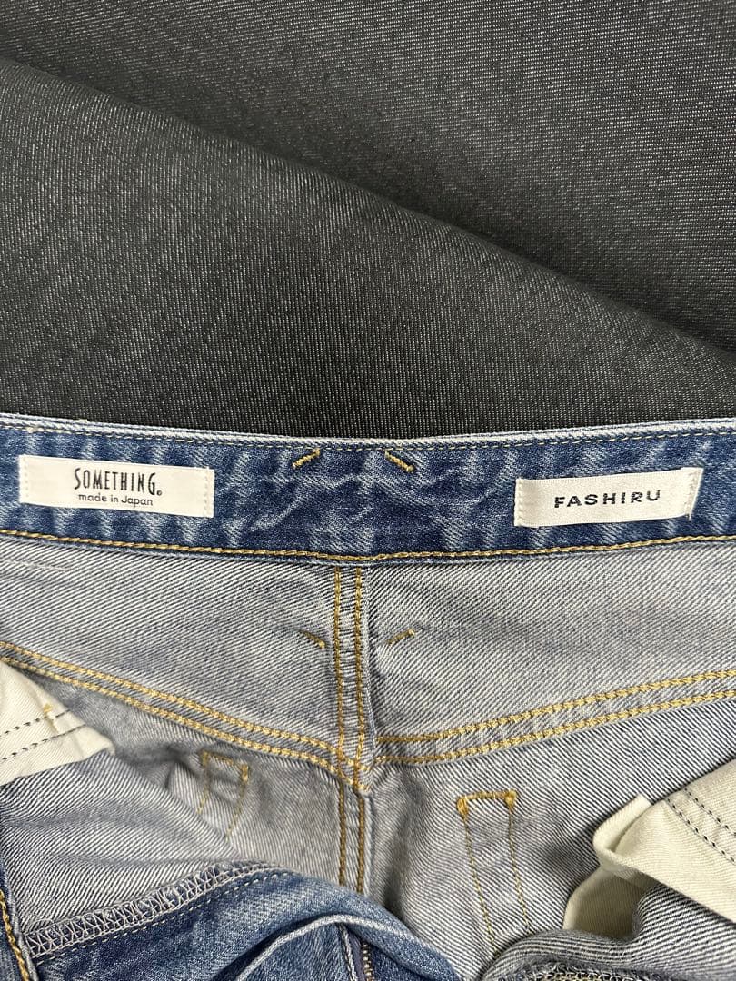 FASHIRU✖️SOMETHING バギーフィットジーンズ