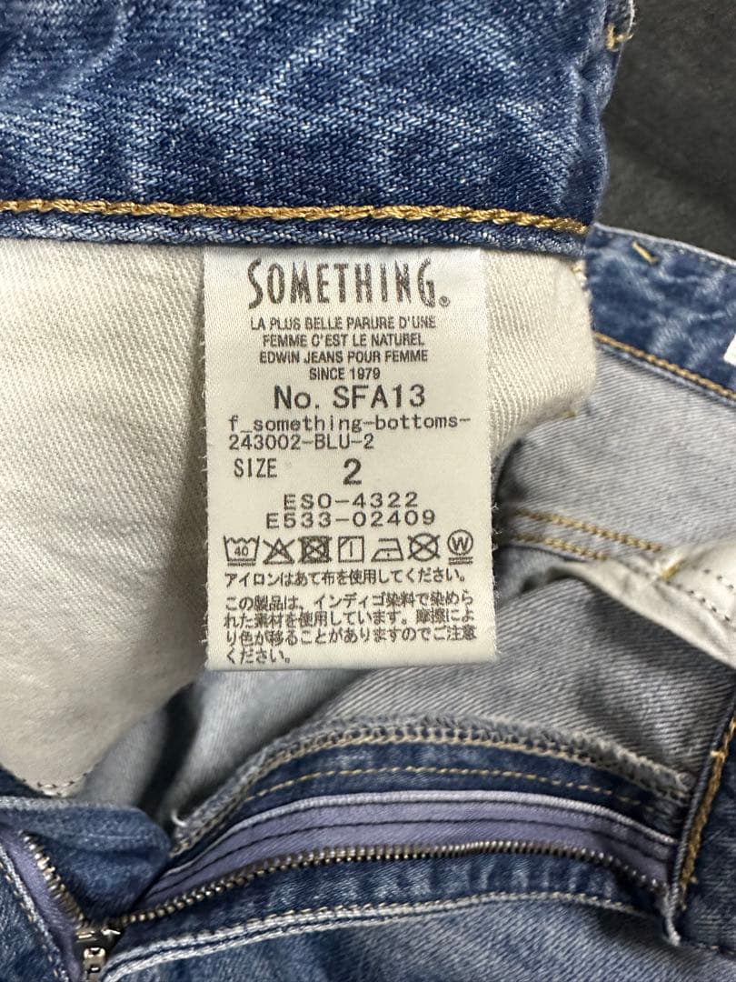 FASHIRU✖️SOMETHING バギーフィットジーンズ