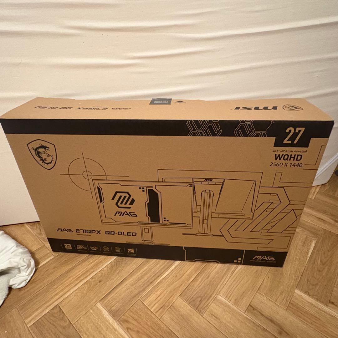 MSI MAG 271QPX QD-OLED 26.5インチWQHD