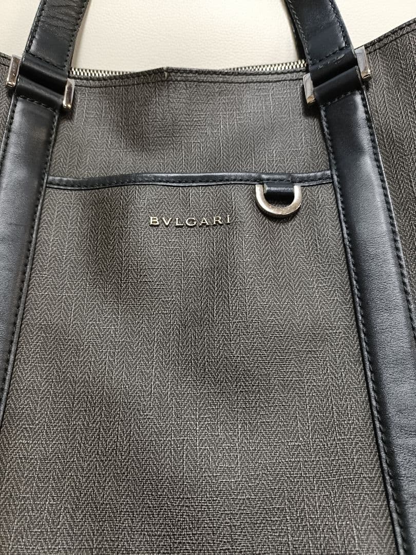 本日限定！BVLGARI トートバッグ グレー　ウイークエンド