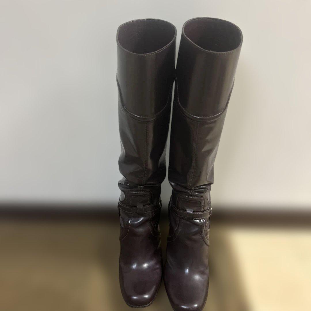 ぱ*る様 GUCCI ダークブラウン ロングブーツ
