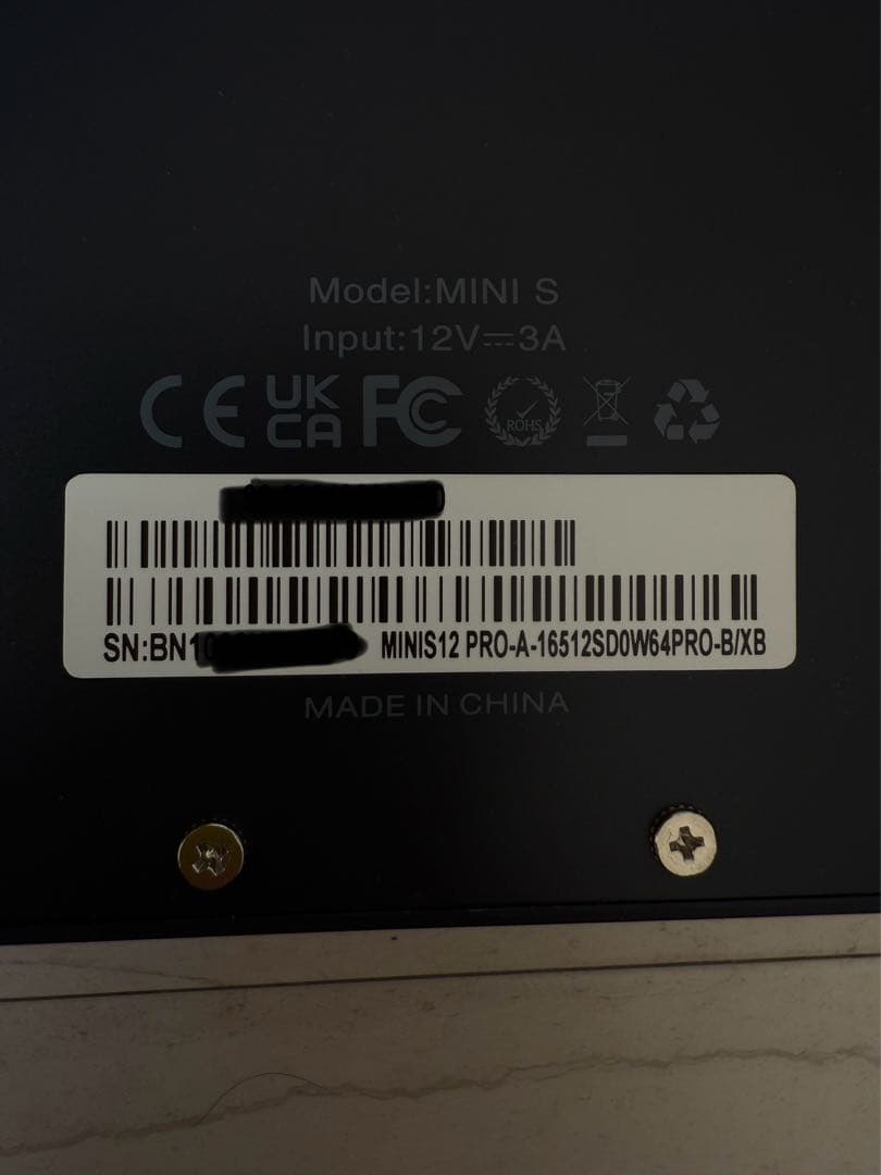 ピ*ん様 ミニPC Beelink S12 N100 512GB SSD 16G