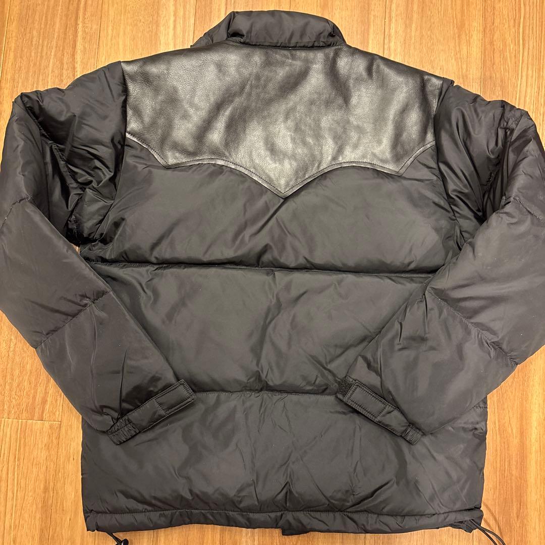 希少HbarC エイチバーシーブラック　レザー　ダウン　00's 未使用　M