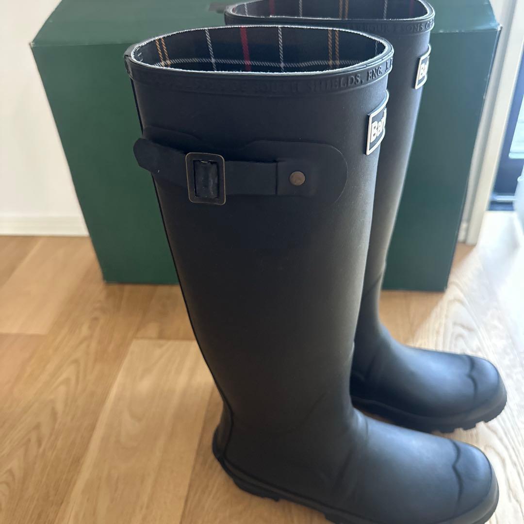 [美品]Barbour 長靴 ブラック