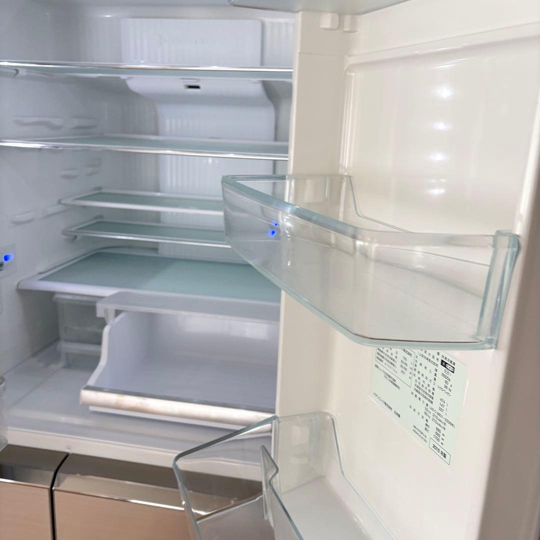 【中古美品】パナソニック 冷蔵庫 474L 幅68 2015年 観音開き