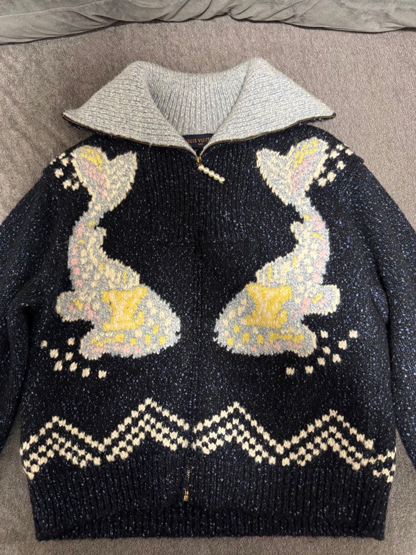 ジップニットブルゾン NIGOコラボ ルイヴィトン