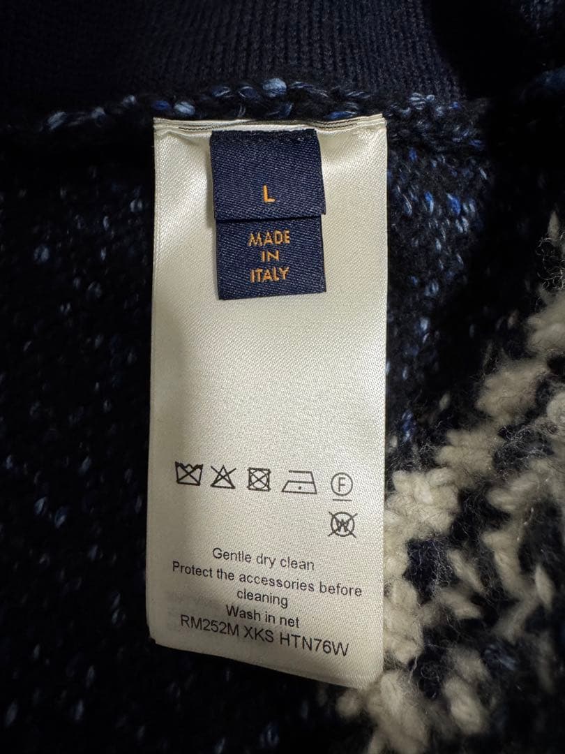 ジップニットブルゾン NIGOコラボ ルイヴィトン