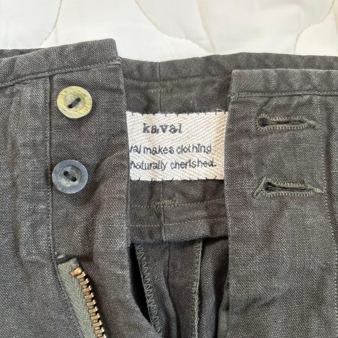 kaval フェニックスリネンパンツ