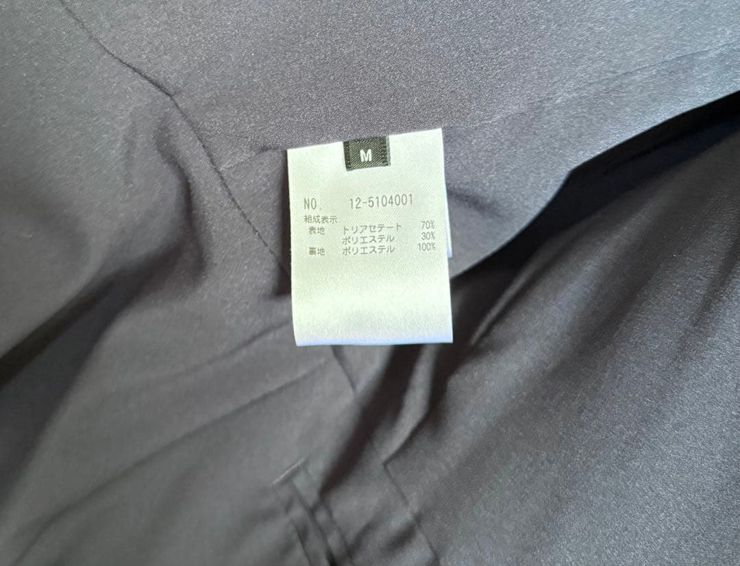 PLSTトリアセブレンドプレミアムジャケット上下セットネイビー