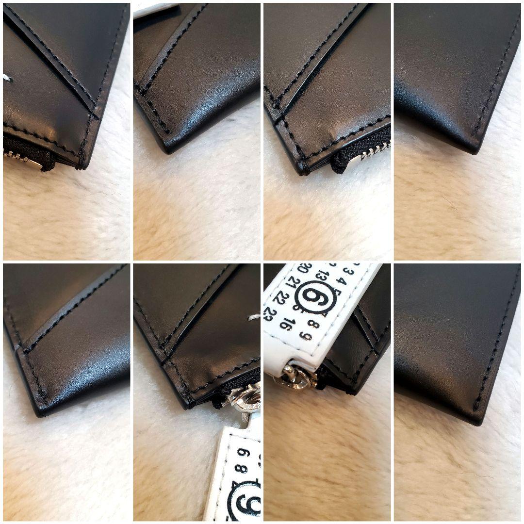 極美品 MM6 Maison Margiela 黒 レザー ケース