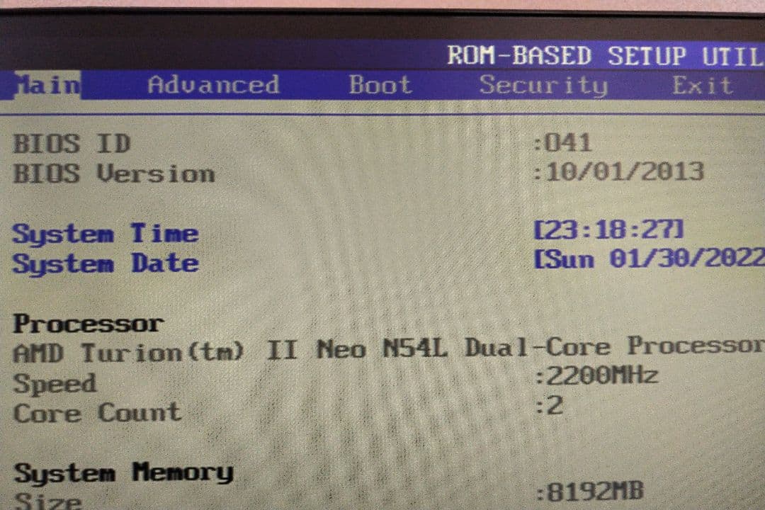 サーバー HP Proliant microserver 15TB