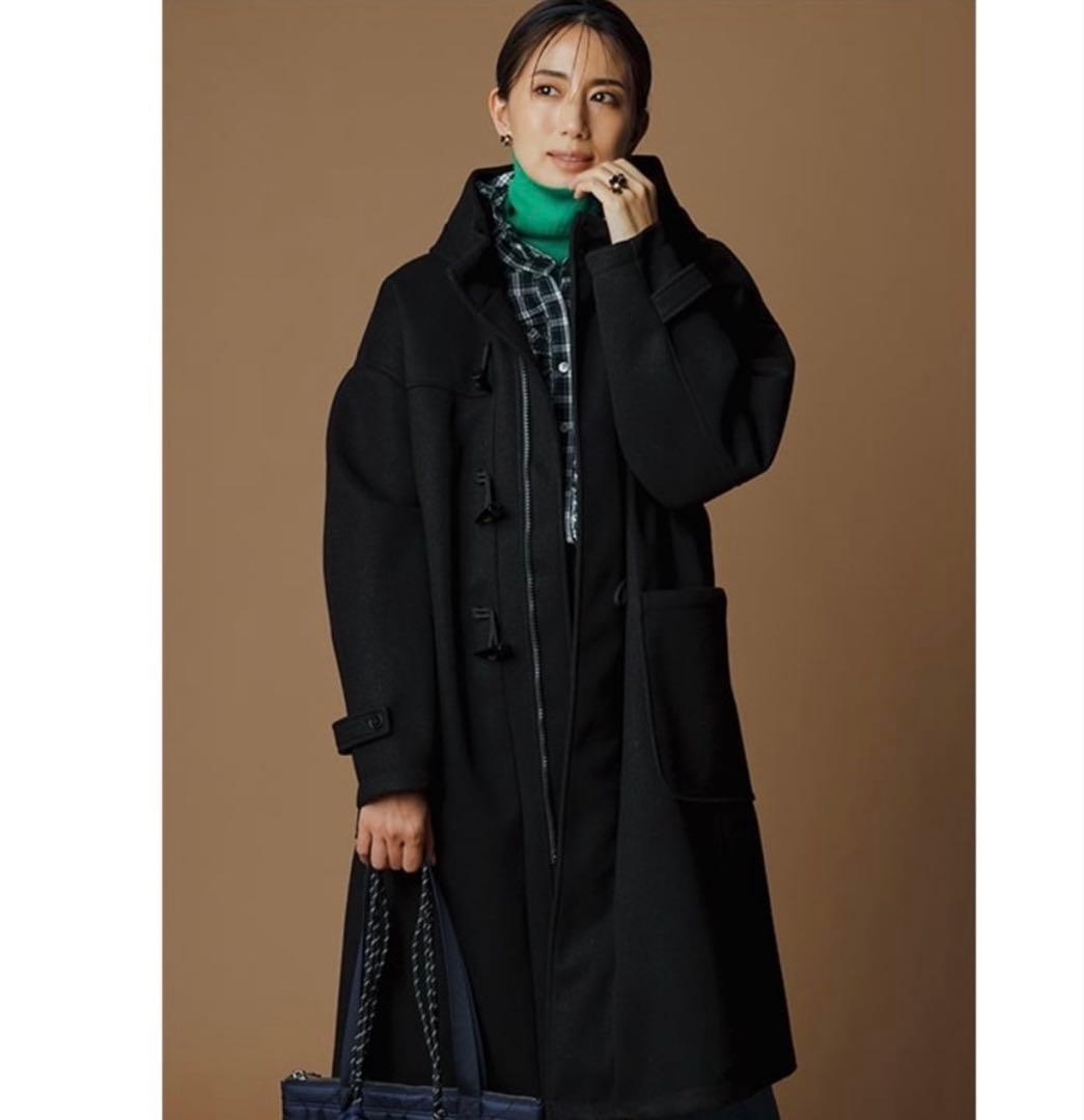 美品　FORME メルトン ダッフルコート 東原亜希さん