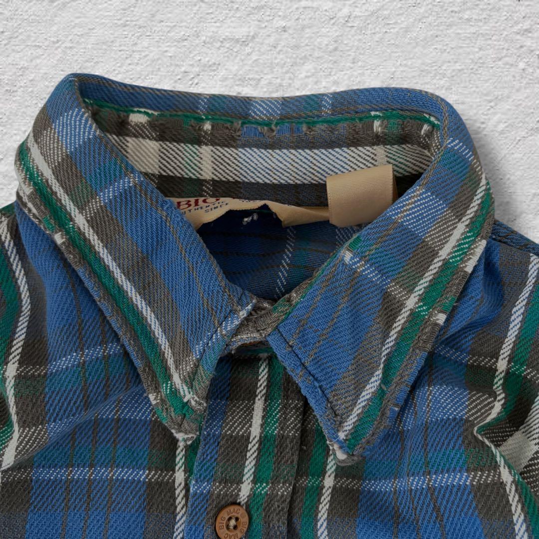 テレキャス太 BIGMACネルシャツヘビネルvintage80s古着オンブ