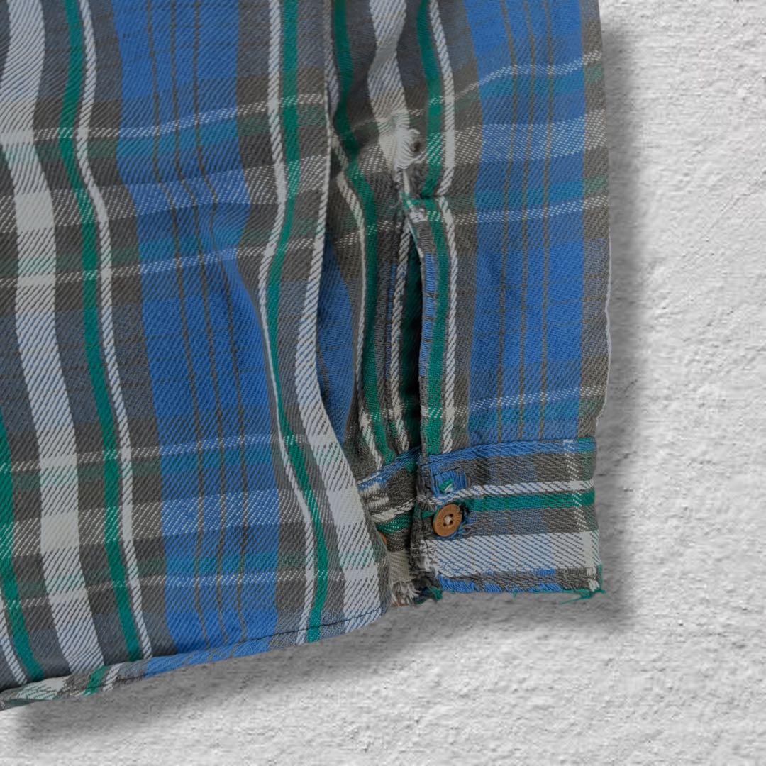 テレキャス太 BIGMACネルシャツヘビネルvintage80s古着オンブ