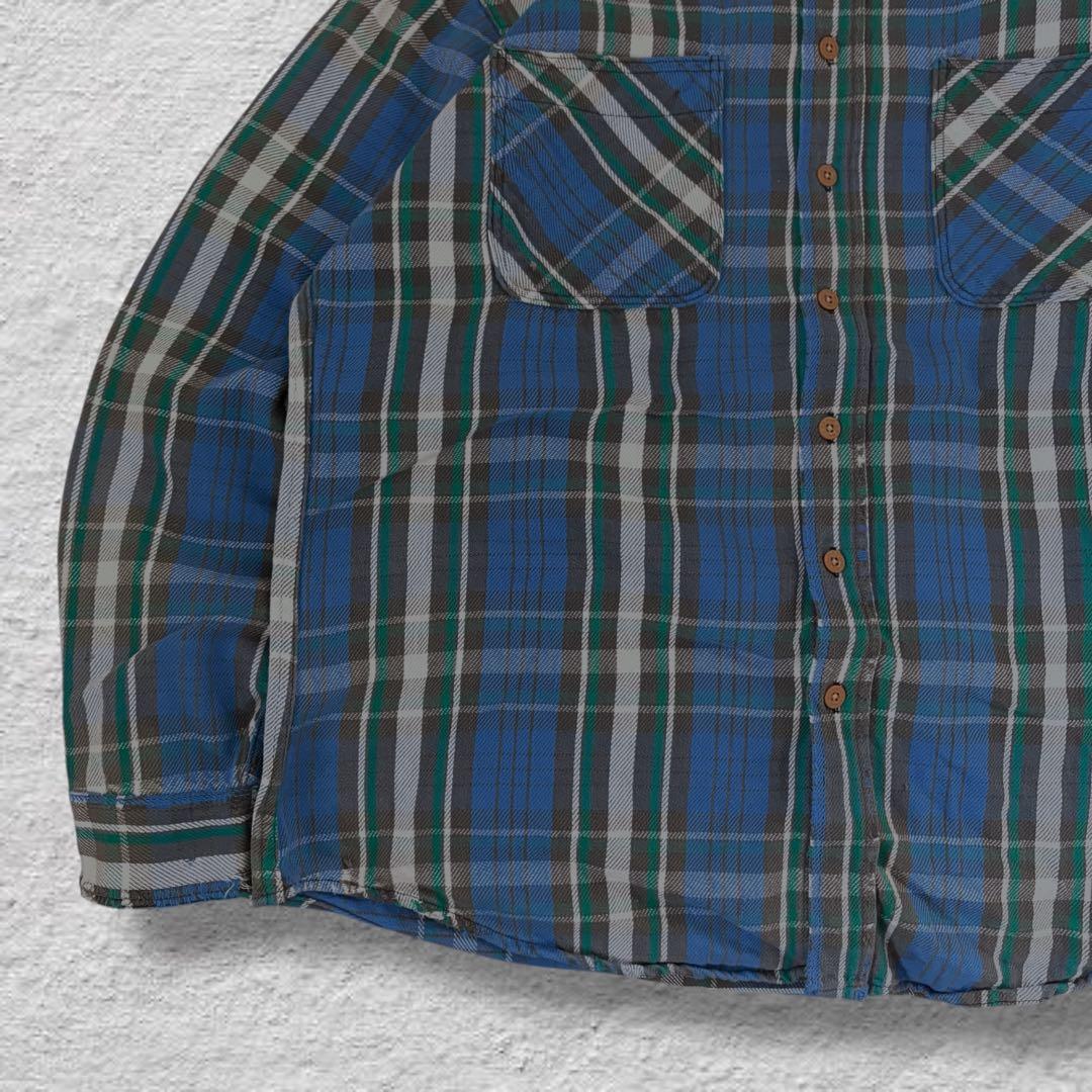 テレキャス太 BIGMACネルシャツヘビネルvintage80s古着オンブ