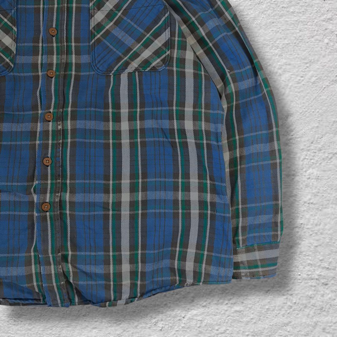 テレキャス太 BIGMACネルシャツヘビネルvintage80s古着オンブ